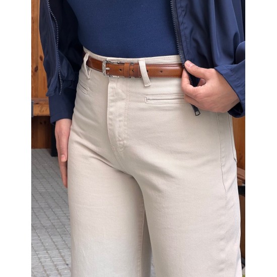 شلوار فلر بگ کتان جیب فیلتو شلوار فلر بگ کتان جیب فیلتو