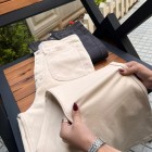 شلوار بوتکات کتان جیب هلالی