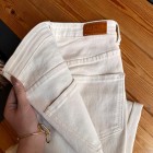 شلوار بوتکات کتان جیب هلالی