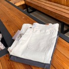 شلوار بوتکات کتان جیب هلالی