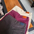 شلوار بوتکات کتان جلو جیب