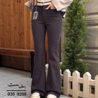 شلوار بوتکات کتان جلو جیب