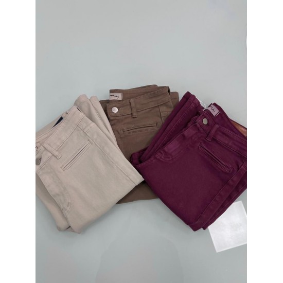 شلوار بوتکات کتان جیب فیلتو شلوار بوتکات کتان جیب فیلتو