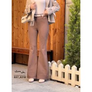 شلوار بوتکات کتان جیب فیلتو