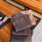 شلوار بوتکات کتان جلو دوخت