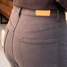 شلوار بوتکات کتان جلو دوخت