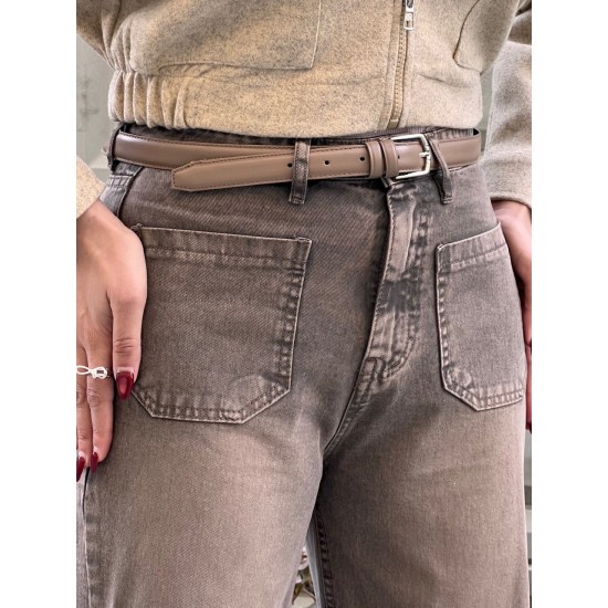 شلوار فلر بگ کتان دو جیب شلوار فلر بگ کتان دو جیب