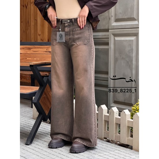 شلوار فلر بگ کتان دو جیب شلوار فلر بگ کتان دو جیب