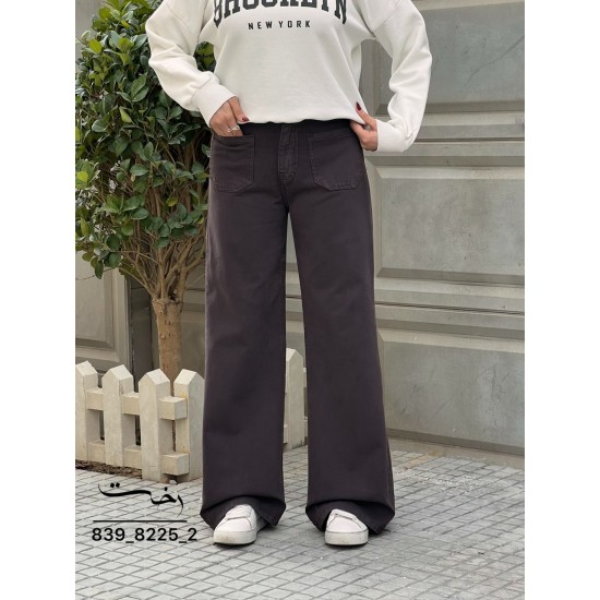 شلوار فلر بگ کتان دو جیب شلوار فلر بگ کتان دو جیب