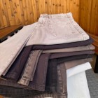 شلوار فلر بگ کتان دو جیب شلوار فلر بگ کتان دو جیب