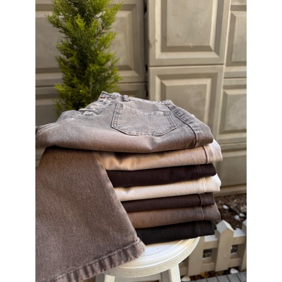 شلوار فلر بگ کتان دو جیب شلوار فلر بگ کتان دو جیب