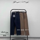 شلوار واید کتان دمپا کات