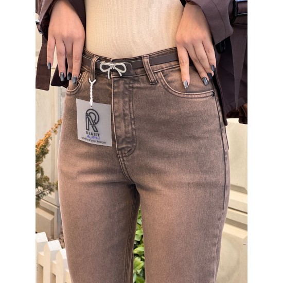 شلوار واید کتان دمپا کات