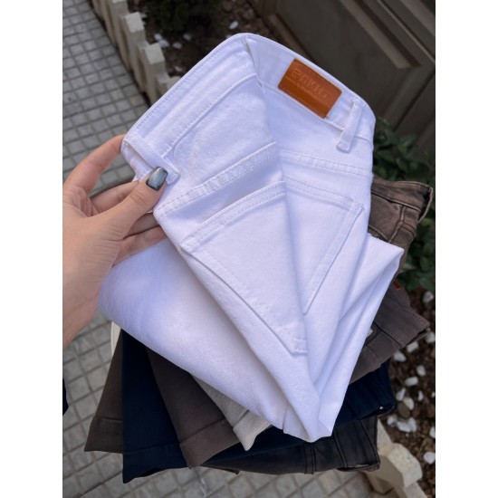 شلوار واید کتان دمپا کات