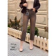 شلوار واید کتان دمپا کات