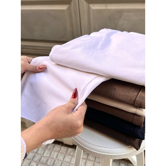 شلوار واید کتان دمپا کات