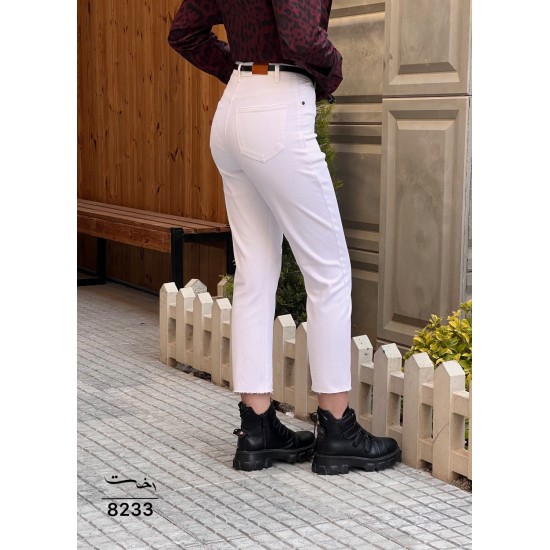 شلوار واید کتان دمپا کات