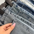 شلوار فلر بگ جین آبی فرانه شلوار فلر بگ جین آبی فرانه