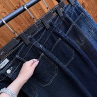 شلوار رگولار جین آبی جلو دوخت شلوار رگولار جین آبی جلو دوخت