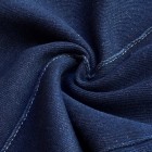 شلوار فلر بگ جین آبی جلو دوخت