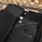 شلوار بوتکات جین مشکی و ذغالی شلوار بوتکات جین مشکی و ذغالی