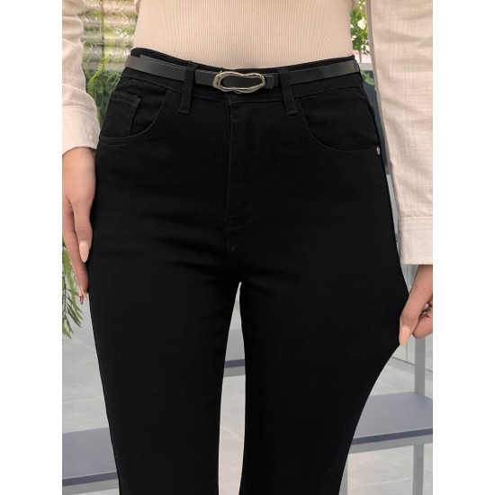 شلوار بوتکات جین مشکی و ذغالی شلوار بوتکات جین مشکی و ذغالی