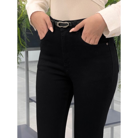 شلوار بوتکات جین مشکی و ذغالی شلوار بوتکات جین مشکی و ذغالی