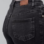 شلوار بوتکات جین مشکی و ذغالی شلوار بوتکات جین مشکی و ذغالی