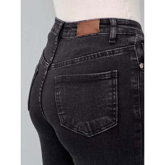 شلوار بوتکات جین مشکی و ذغالی شلوار بوتکات جین مشکی و ذغالی