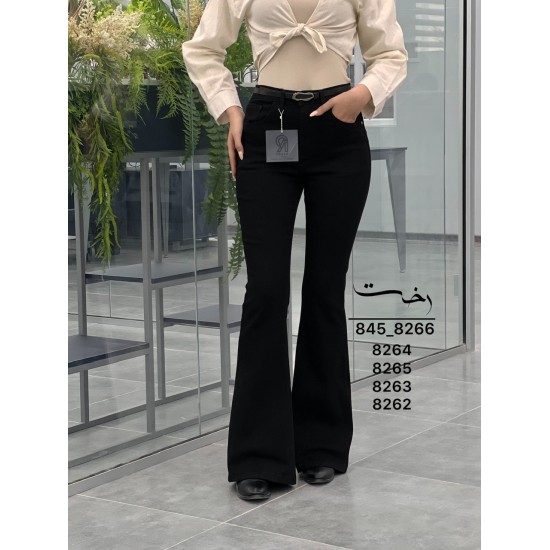 شلوار بوتکات جین مشکی و ذغالی شلوار بوتکات جین مشکی و ذغالی