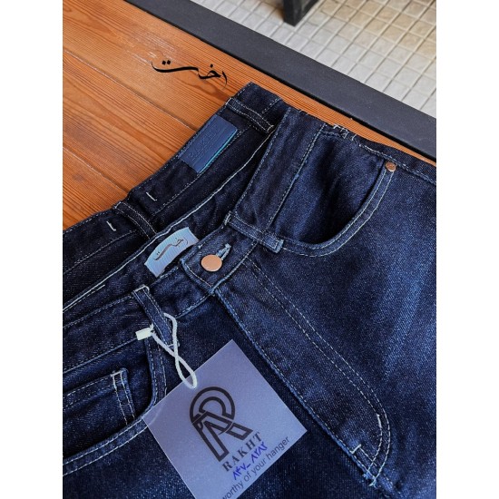 شلوار فلر بگ جین آبی