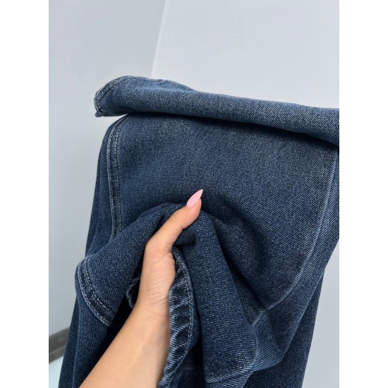 شلوار فلر بگ جین آبی ژالین شلوار فلر بگ جین آبی ژالین