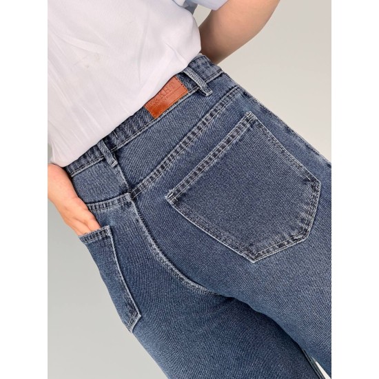 شلوار فلر بگ جین آبی ژالین شلوار فلر بگ جین آبی ژالین