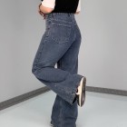 شلوار فلر بگ جین آبی ژالین شلوار فلر بگ جین آبی ژالین