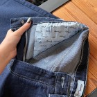 شلوار واید کات جین آبی مارسلا