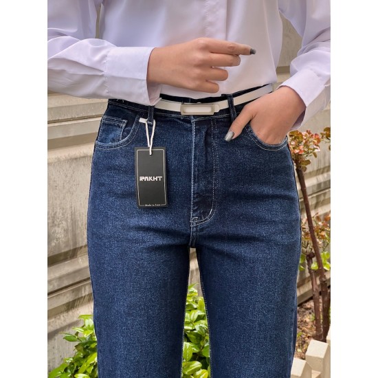 شلوار واید کات جین آبی مارسلا