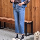 شلوار واید کات جین آبی مارسلا