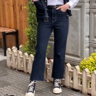 شلوار واید کات جین آبی مارسلا