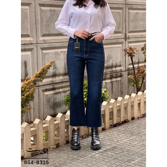 شلوار واید کات جین آبی مارسلا