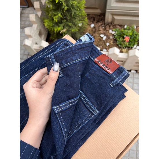 شلوار فلر واید کات جین لونا