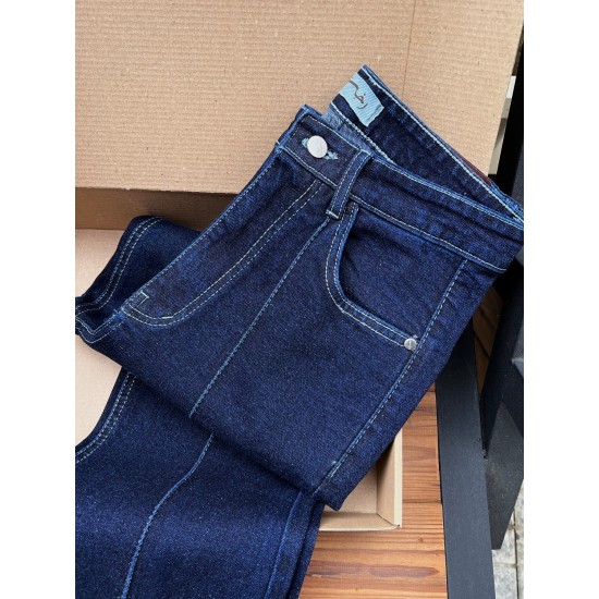 شلوار فلر واید کات جین لونا