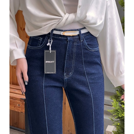 شلوار فلر واید کات جین لونا