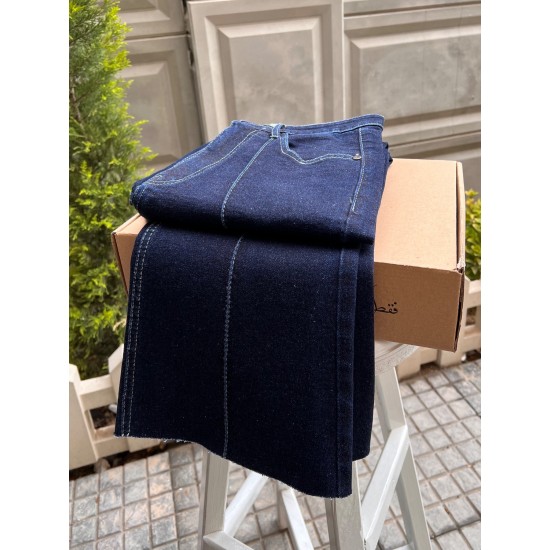 شلوار فلر واید کات جین لونا