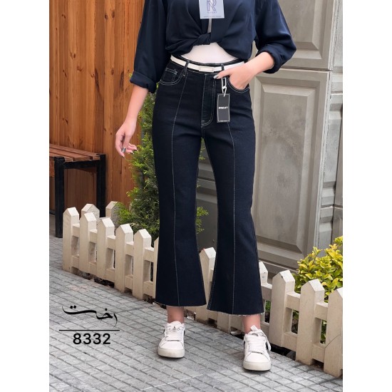 شلوار فلر واید کات جین لونا