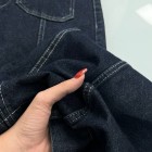 شلوار فلر بگ جین آبی هیوا شلوار فلر بگ جین آبی هیوا