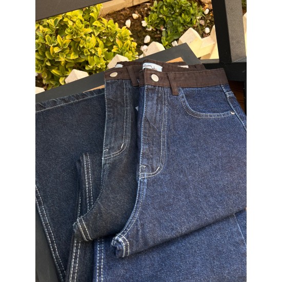 شلوار فلر بگ جین پروشات شلوار فلر بگ جین پروشات