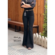 شلوار بوتکات مشکی و طوسی دانژه