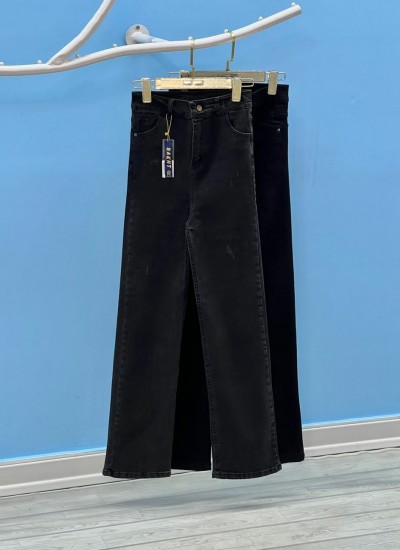 شلوار واید جین ذغالی و مشکی شلوار واید جین ذغالی و مشکی