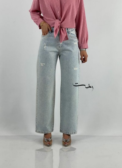 شلوار استریت کمر ساده نگینی شلوار استریت کمر ساده نگینی