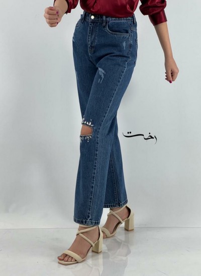 شلوار واید قد بلند نگین دار شلوار واید قد بلند نگین دار